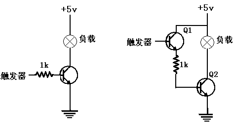 三極管開(kāi)關(guān)電路